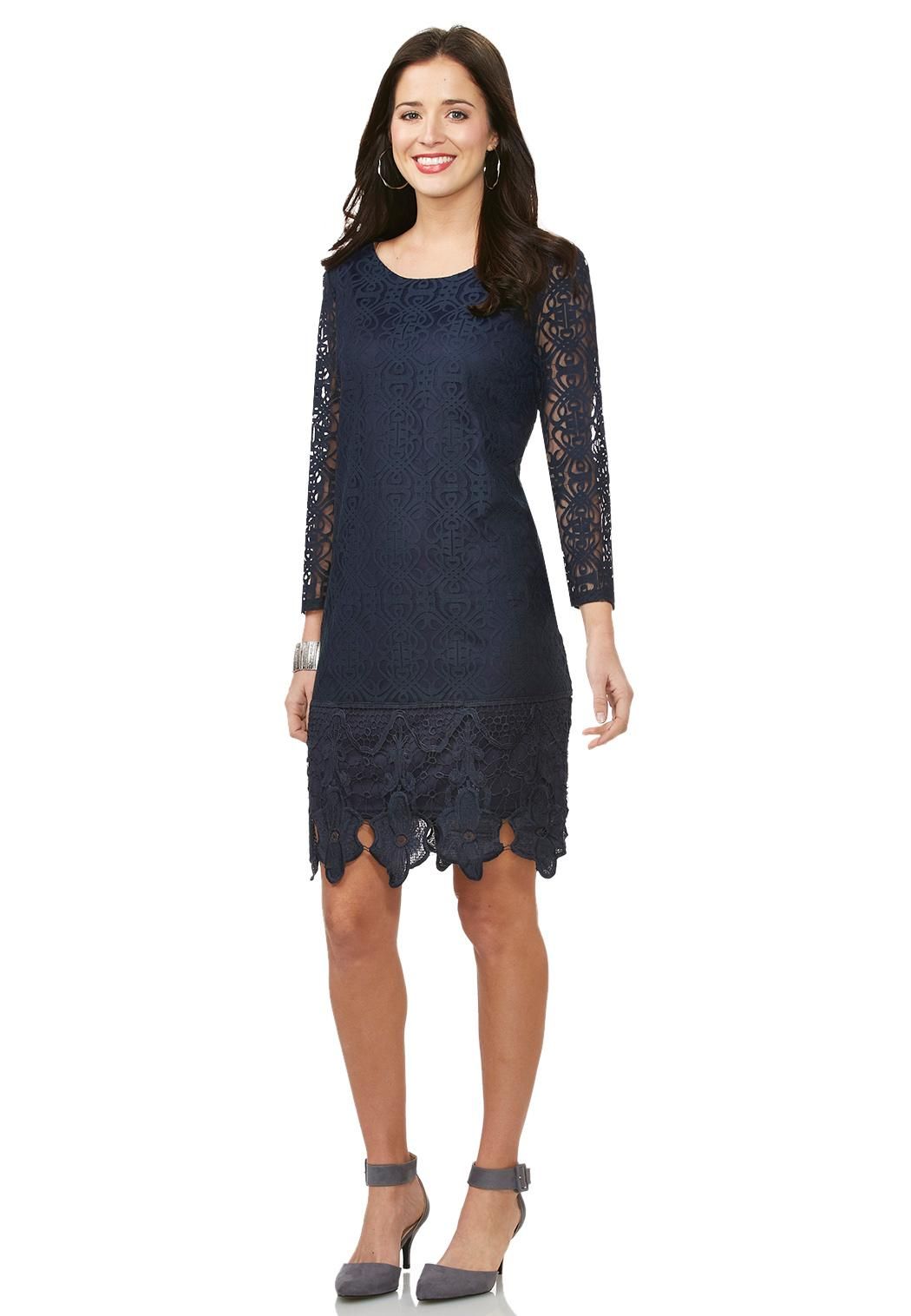 Scalloped Lace Dresses Collection