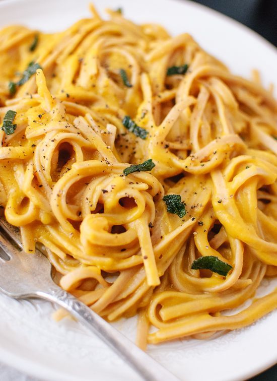 Creamy (vegan!) Butternut Squash Linguine with Fried Sage – Cookie and Kate