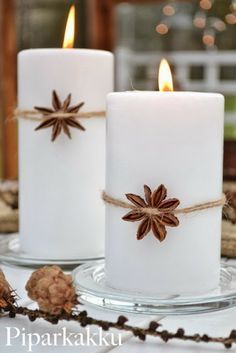 Creative and Inspiring Modern Christmas Candles Decorations Ideas