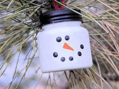 Paint A Snowman Ornament -   Cute Christmas decoration ideas