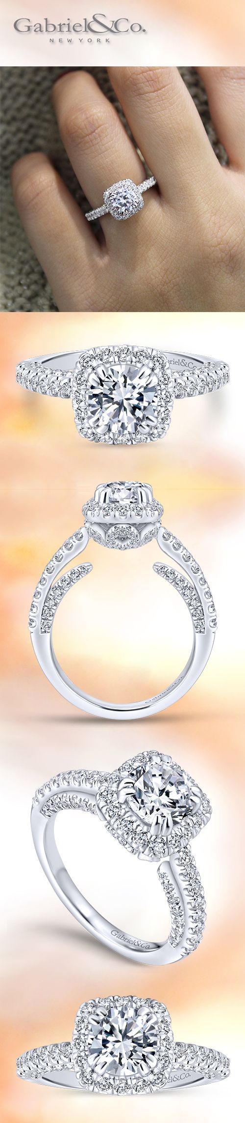Gabriel & Co. – Voted #1 Preferred Jewelry Designer. The Classic 14k White Gold Ro