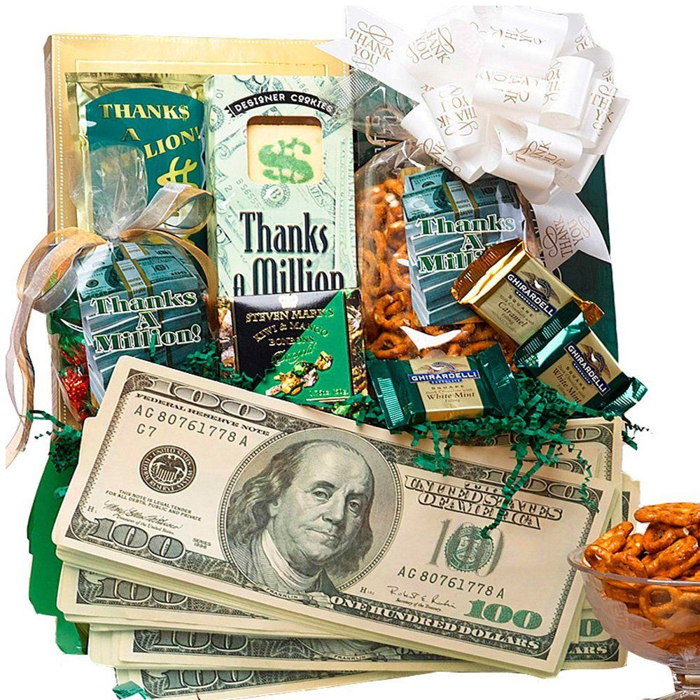 Art of Appreciation Gift Baskets ‘Thanks A Million’ Gift Basket -   Thank You Gifts & Gift Ideas