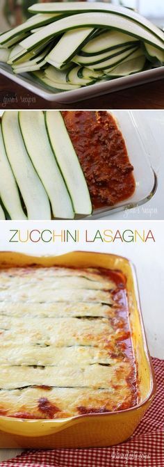 Gluten Free Low Carb Zucchini Lasagna – probably one of the few easy recipes i may