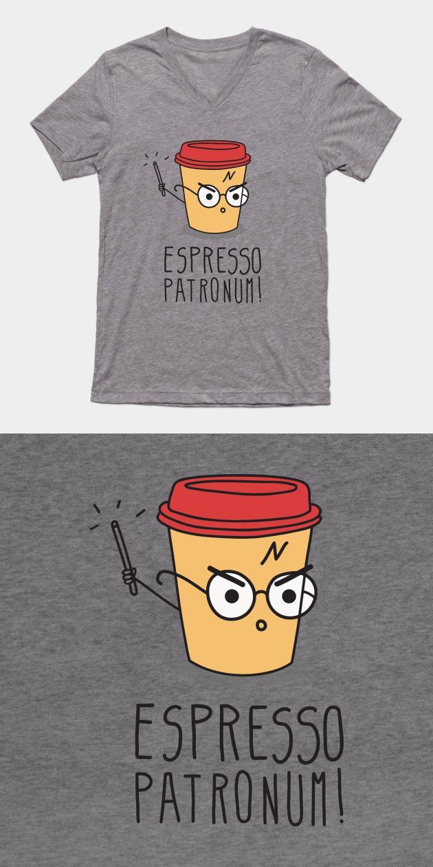 Harry Potter Espresso Patronum T Shirt | If you love JK Rowling’s magical story, c