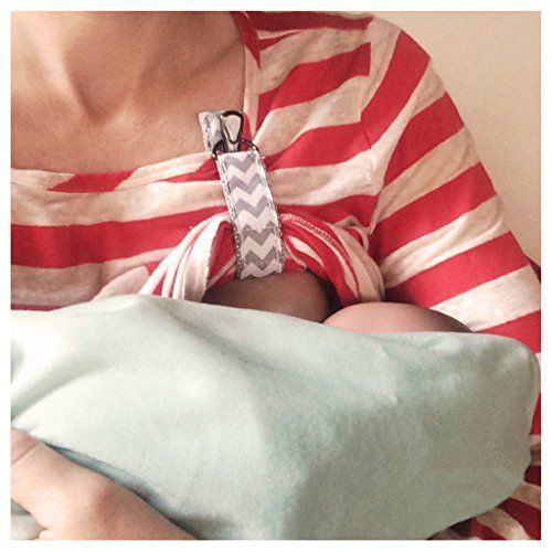 LatchPal Hands-free Nursing Clip – an Ideal Accessory for your Nursing Cover, Gray