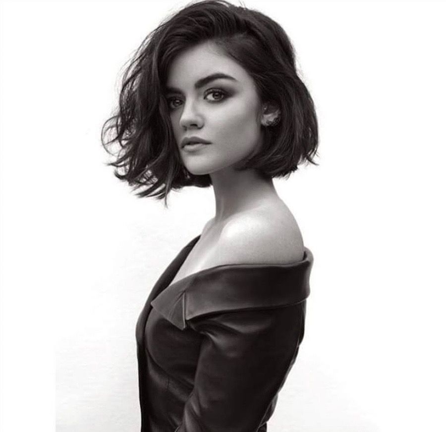 Lucy Hale’s perfectly tousled #bob