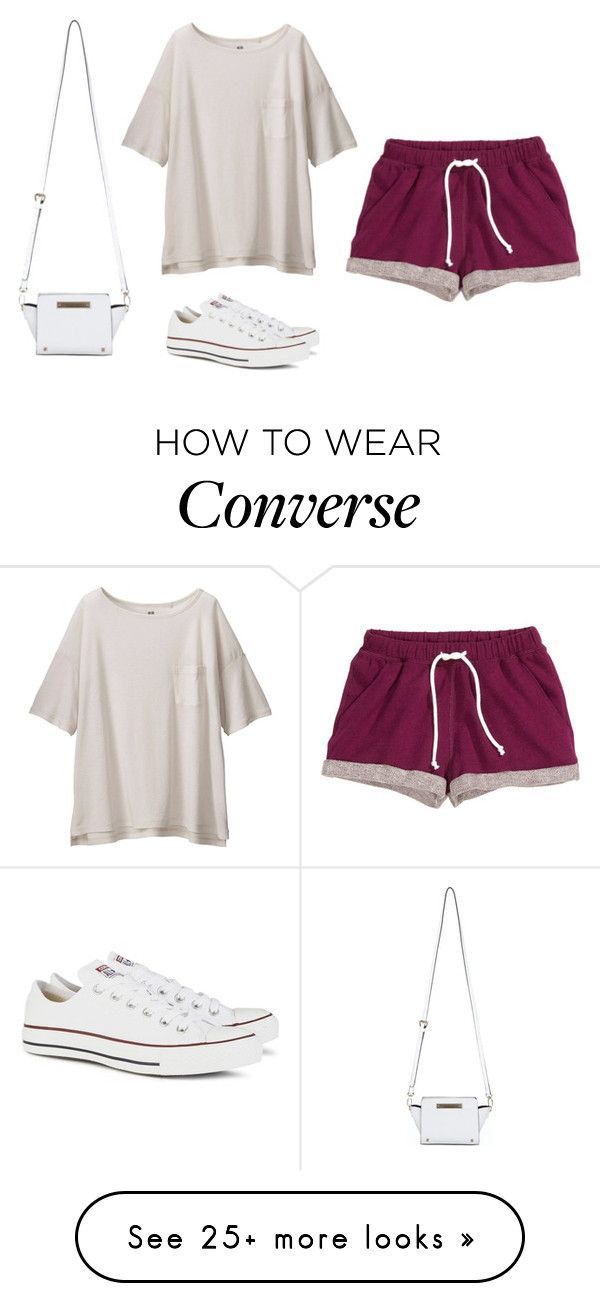 “M” by butnotperfect on Polyvore featuring H&M, Uniqlo, Converse and