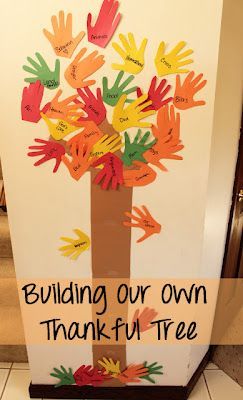 Make paper hand cutouts from your childrens hands. Write things they are than