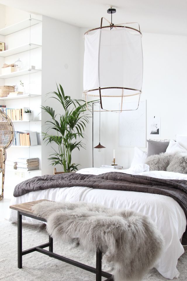 My home – bedroom tour with layers of cosy natural, textiles. My Scandinavian Home