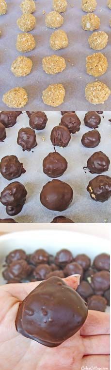 Peanut Butter Balls with Rice Krispies – Cakescottage