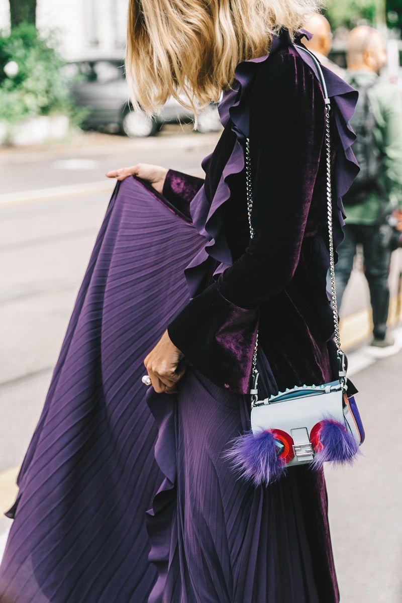 purple ruffles