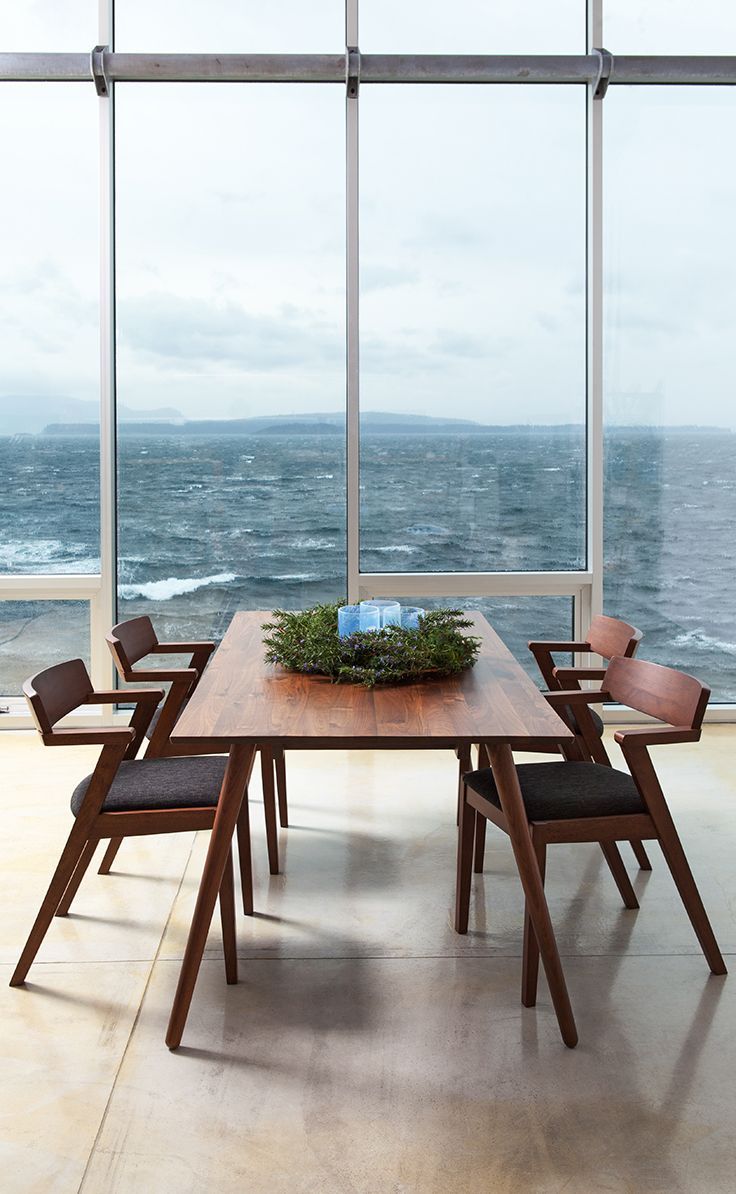 Room with a view. SENO dining table + ZOLA chairs