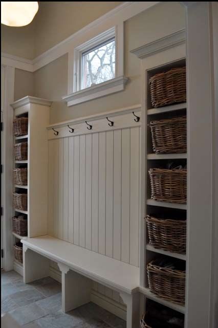 Simple built-ins to create a mudroom or storage anywhere from a kids room to a lau