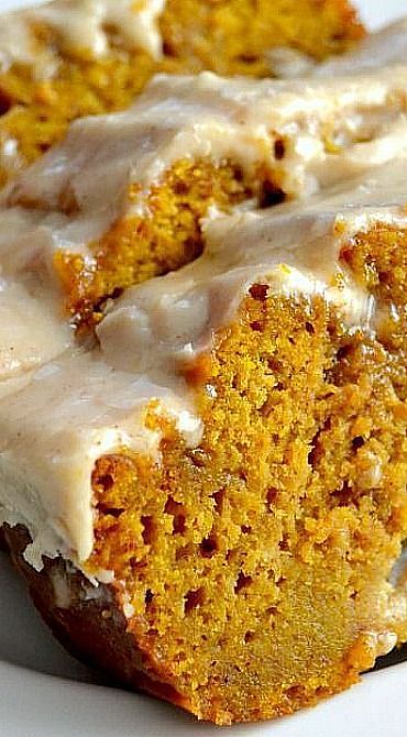The Best Pumpkin Bread with Brown Butter Maple Icing Recipe