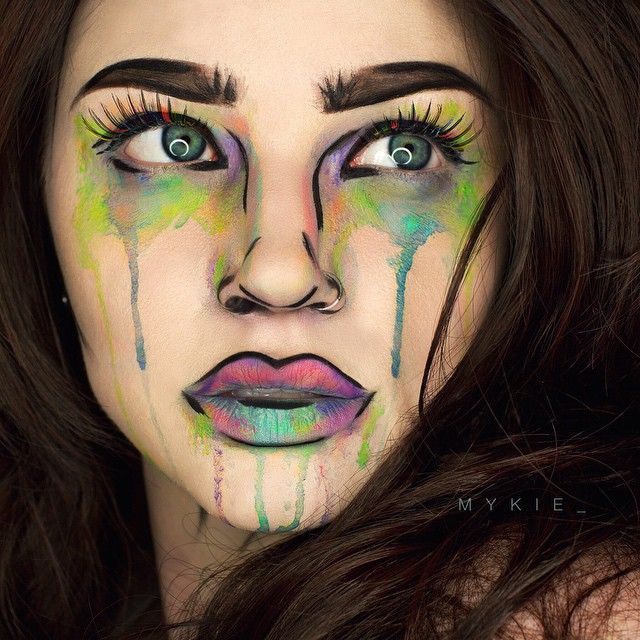 What my tears look like when people tell me I wear too much makeup