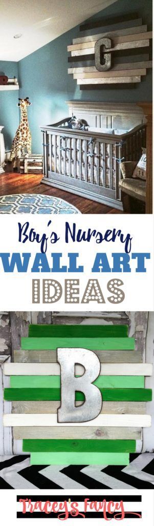 Wonderful Wall Art Ideas for a Boys Nursery | Traceys Fancy | Painted Nursery