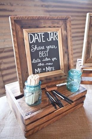 31 Impossibly Romantic Wedding Ideas, Date Jar