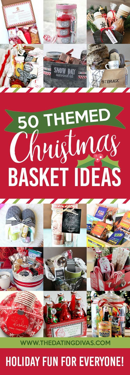 50 Themed Christmas Gift Baskets