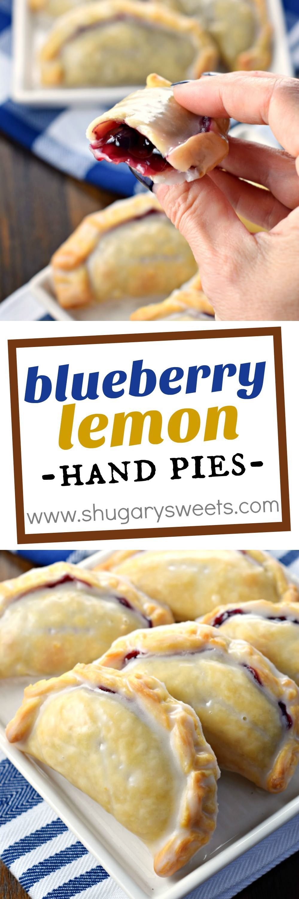 All it takes is 30 minutes to prepare these Blueberry Lemon Hand Pies with their f