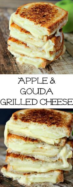Apple & Gouda Grilled Cheese is perfect for fall and those granny smith apples