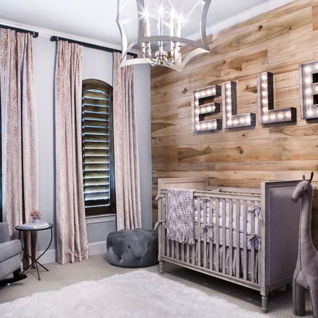 Baby will love this charmingly rustic nursery for years to come. Instead of wallpa