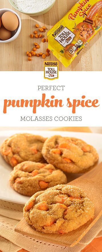 Bring the taste of fall to your table with Pumpkin Spice Molasses Cookies. Combini