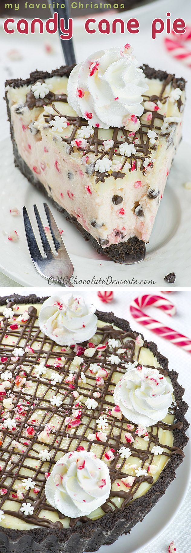 Candy Cane Pie is the only dessert recipe, you’ll need this Christmas! It’s no