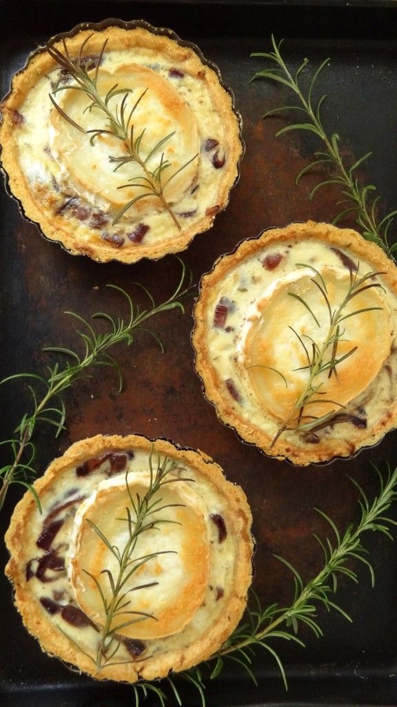 Caramelised red onion & goats cheese tartlets – recipe