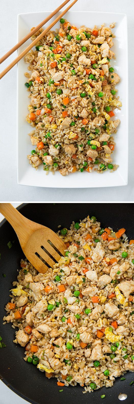 Chicken Fried Rice – better than take-out and healthier too! Made with brown rice