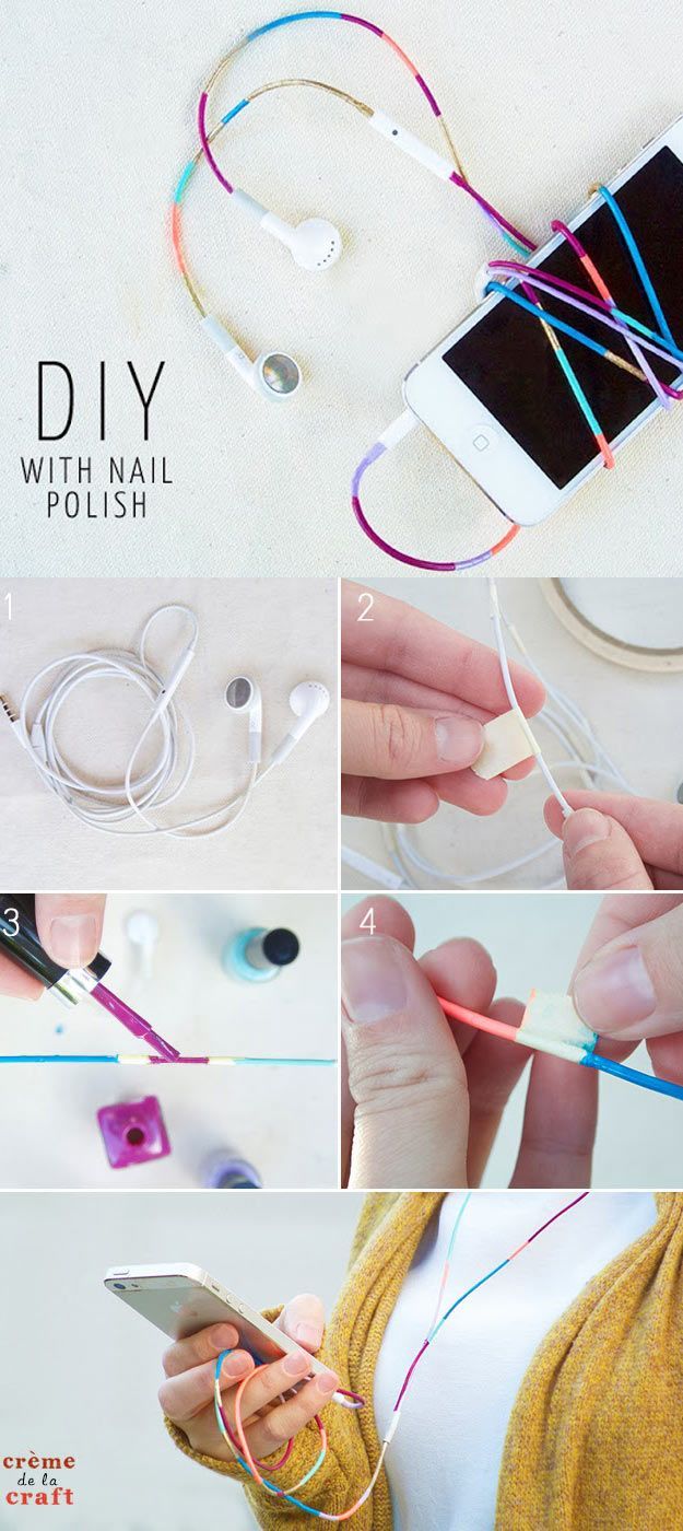 DIY Crafts Using Nail Polish – Fun, Cool, Easy and Cheap Craft Ideas for Girls, Te