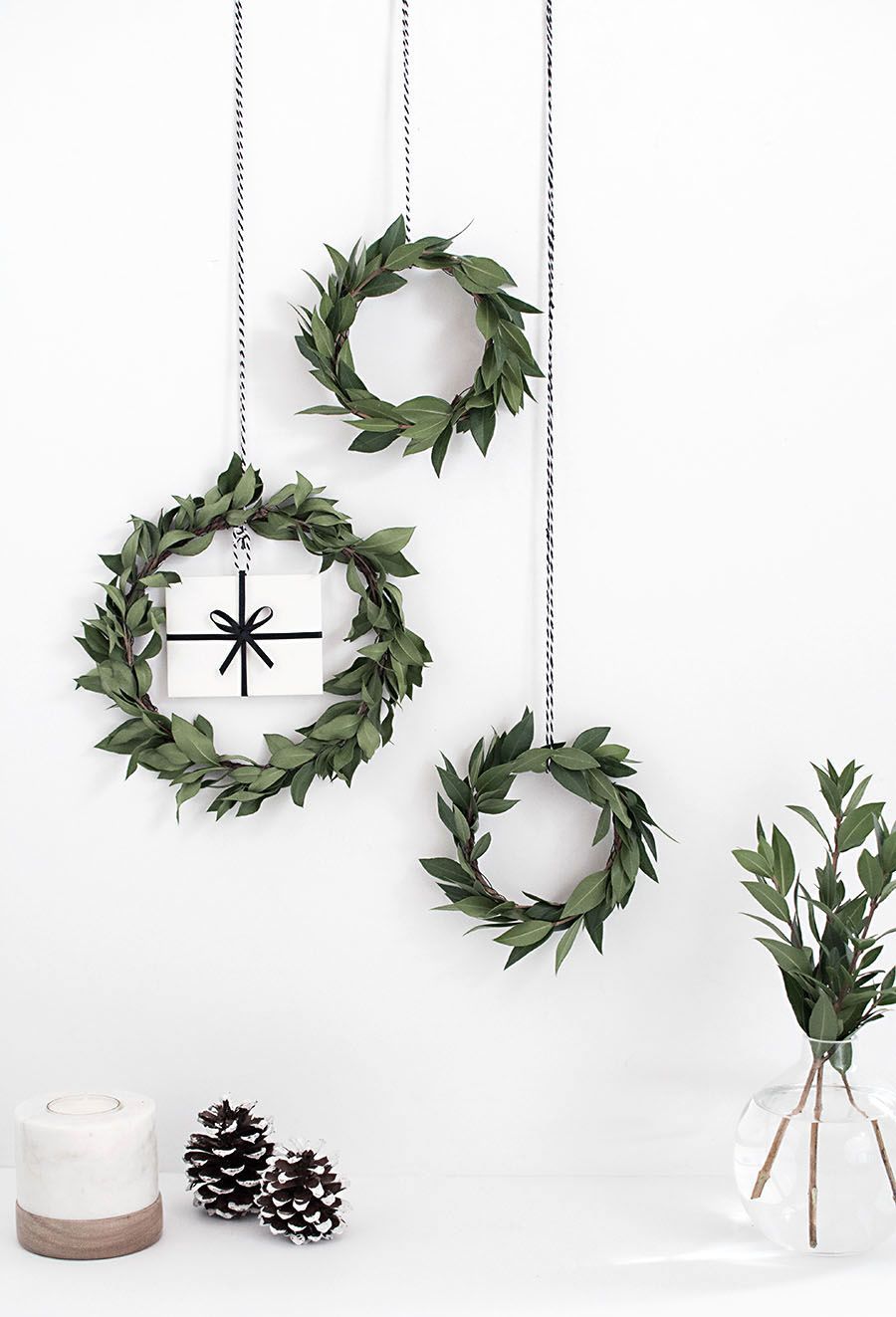 DIY Gift Card Mini Wreath – Homey Oh My! @Gift Card Mall #WrappedInStyle