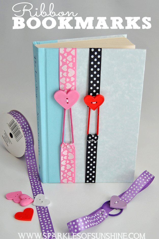 Easy Crafts To Make and Sell – Ribbon Bookmarks – Cool Homemade Craft Projects You