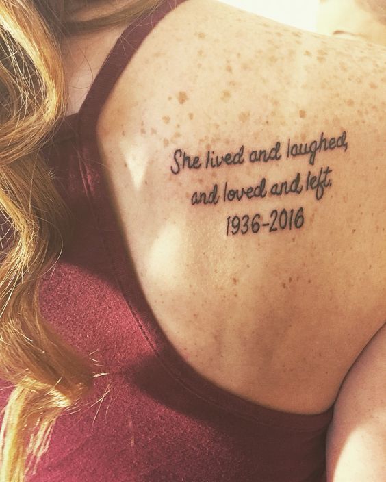 Emotional memorial tattoos – Tattoo Designs For Women!