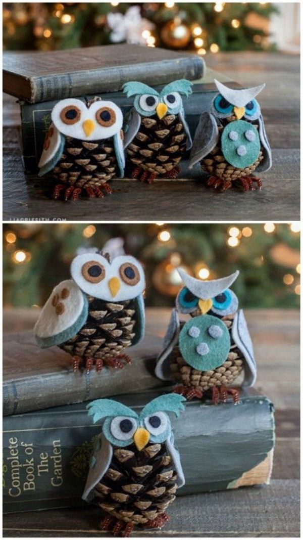 felt owl ornaments – Google Search