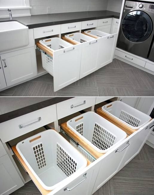 Have a small laundry room? Thinking about to make it more functional and efficient