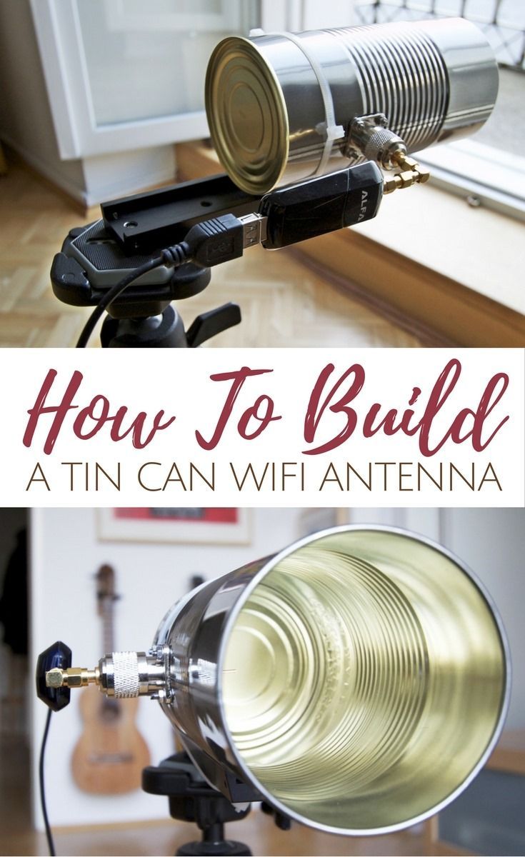 How To Build A Tin Can WiFi Antenna – This little hack improves your wifi range so