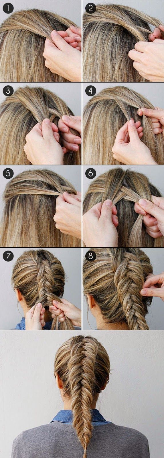 How to Fishtail Braid Your Own Hair? – Hairstyle Ideas ~ Calgary, Edmonton, Toront