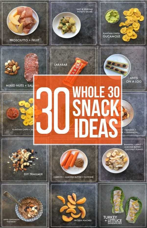 If you are looking for snack ideas while you’re on the Whole30, check out 30 Whole