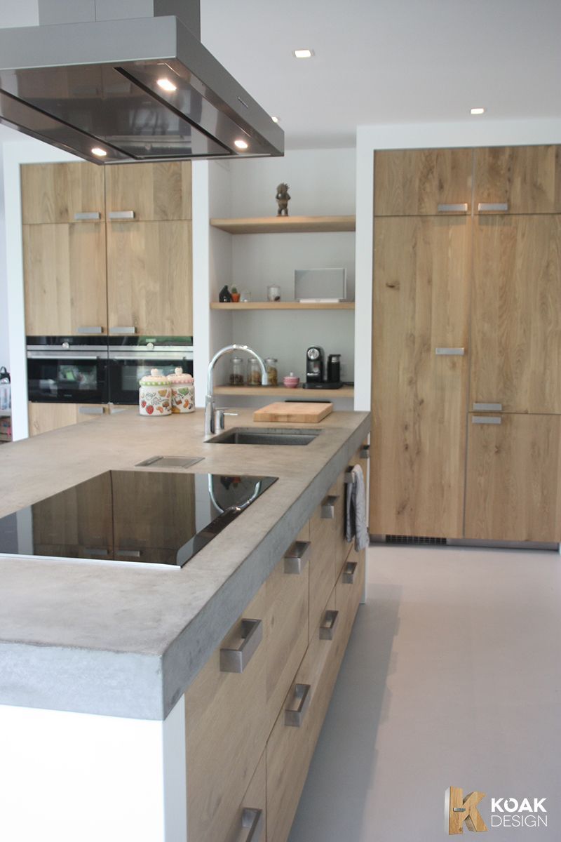 Ikea Kitchens with wooden doors from Koak Design