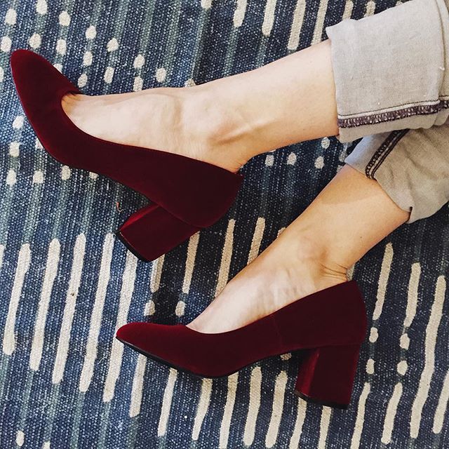 It’s all about VELVET for Fall 2016! Shoes available at mooreaseal.com
