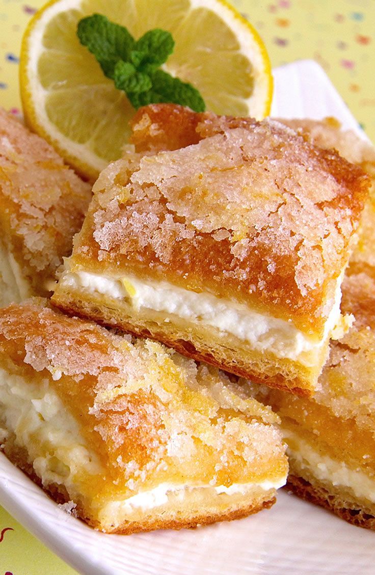 Lemon Cream Cheese Bars | “One word describes this recipe — scrumptious
