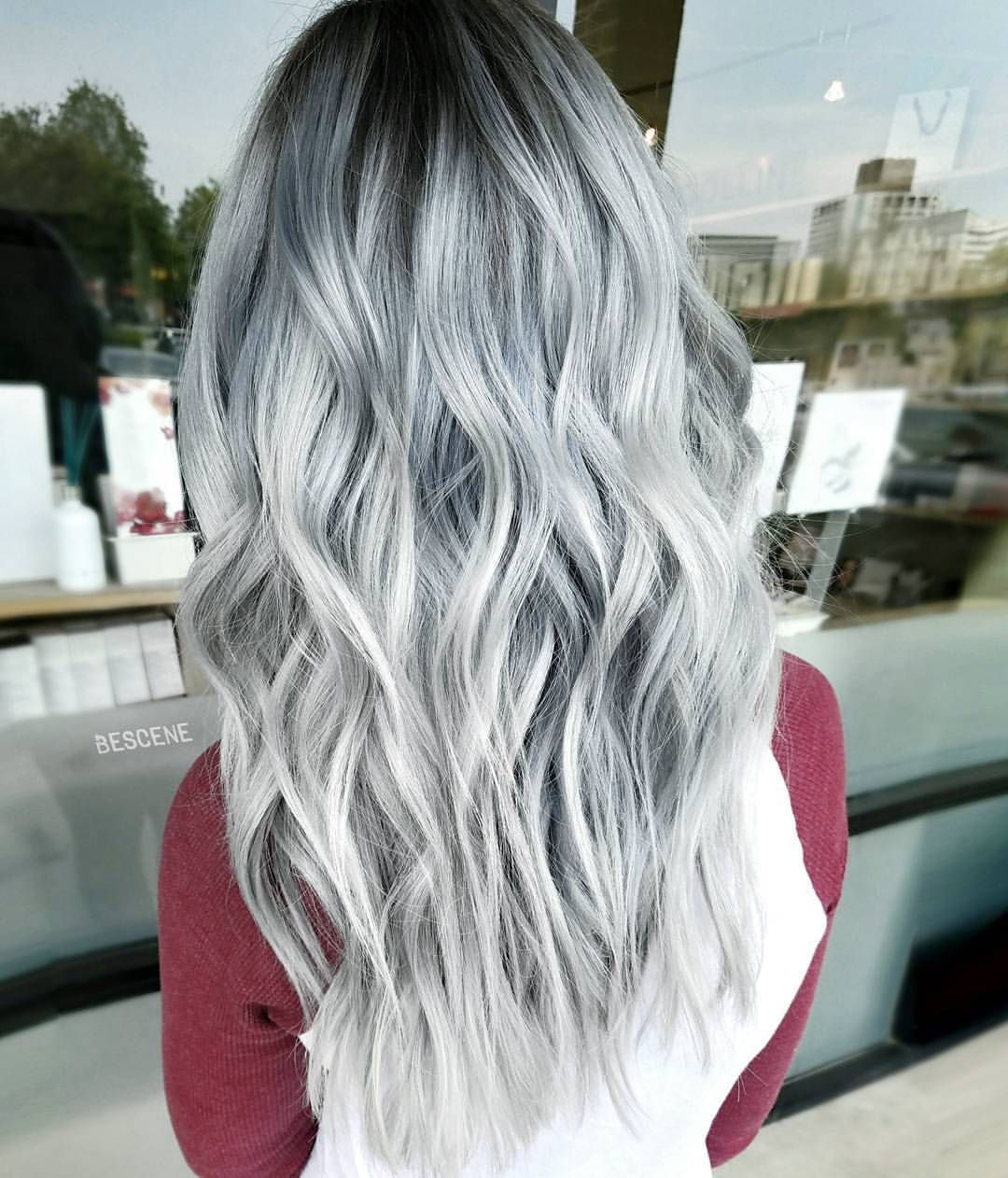 Love it. NO EXTENSIONS . Looks like the Silver trend is gonna stick around for awh