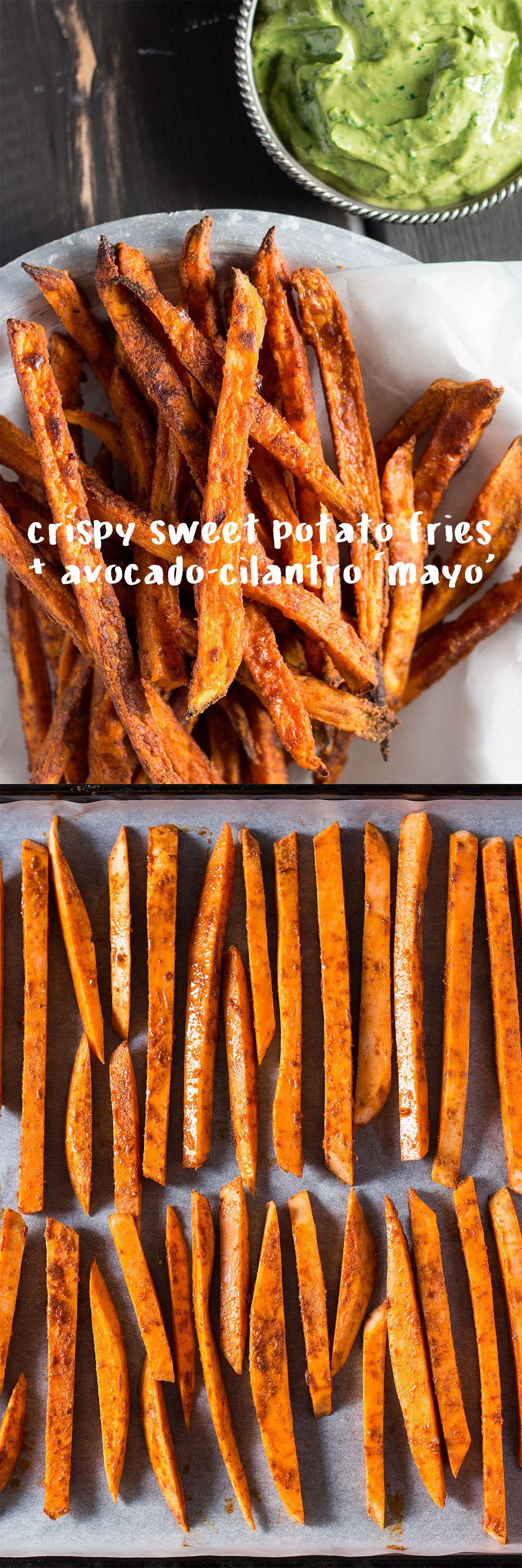 Make sweet fries crispy in the oven with two simple tricks. These get served with