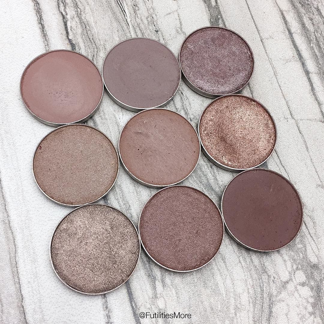 Makeup Geek Taupe eyeshadows pictures and swatches