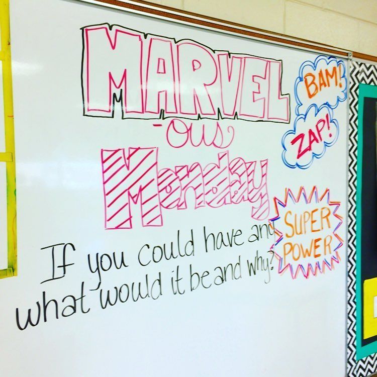 Marvel-ous Monday // superpower // morning message