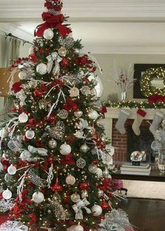 Maybe a red and silver tree this year
