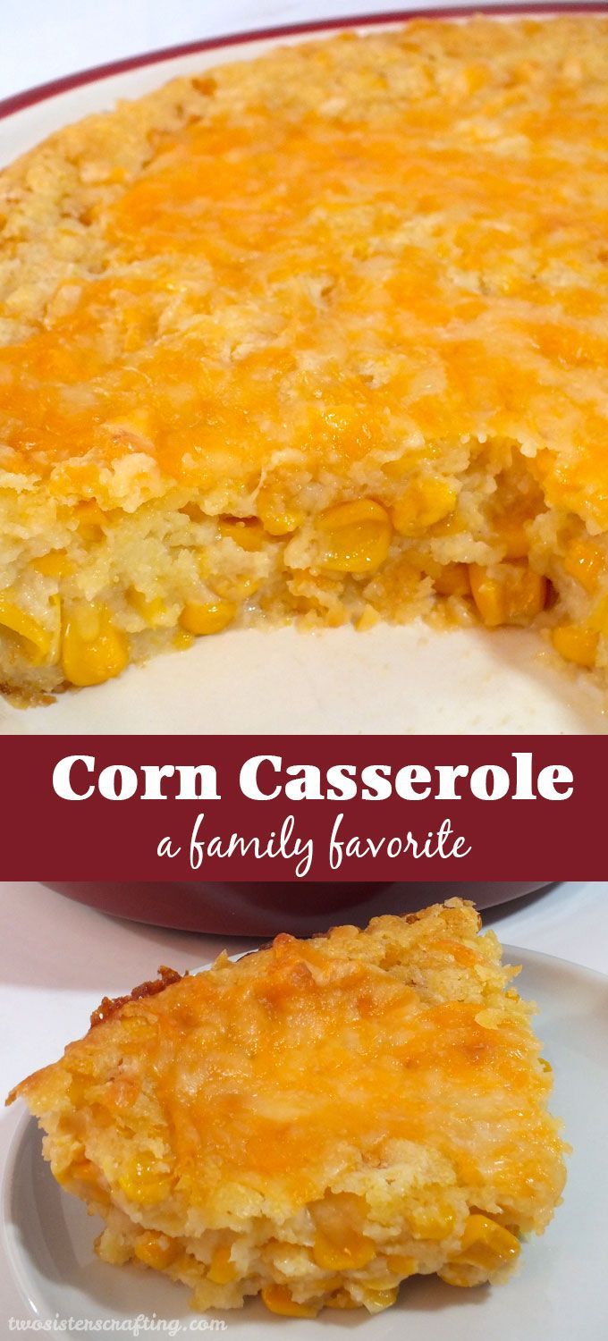 Our Corn Casserole recipe is a family favorite Thanksgiving food side dish – this