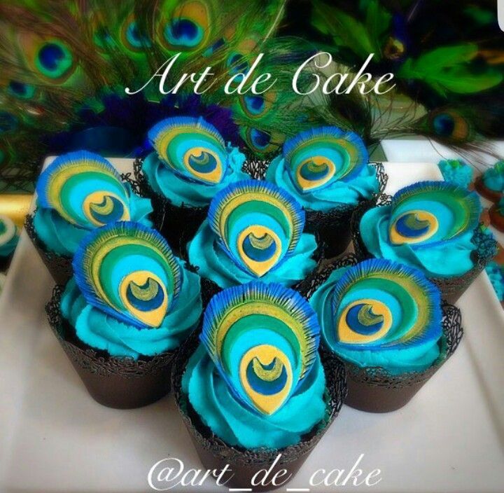 explore g s peacock peacock aryn and more peacock cupcakes peacocks ... -   Peacock color cupcakes Ideas