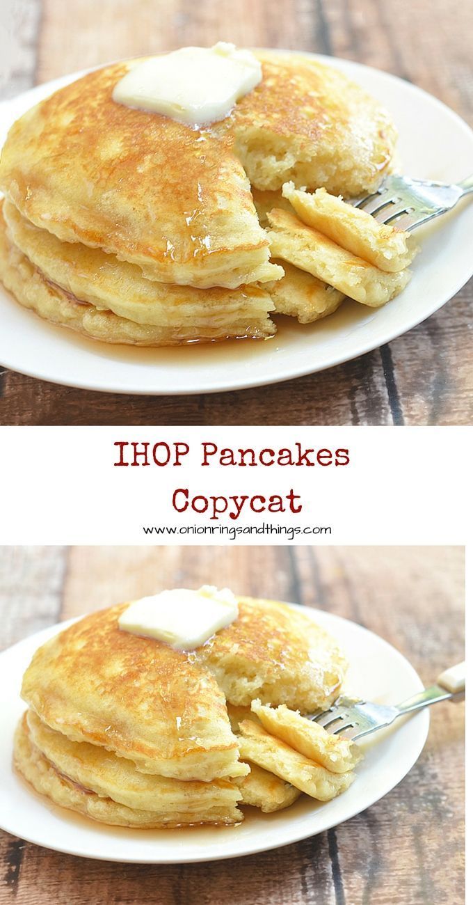 Plump and pillowy, these IHOP pancakes copycat are just as tasty and delicious as