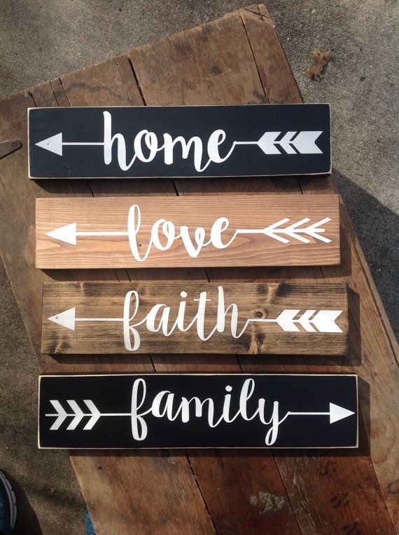 Rustic wood arrow words (pick one) $15 each. Great for wedding props and gallery w